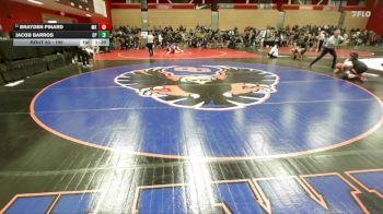 190 lbs Champ. Round 1 - Brayden Pinard, McKinleyville vs Jacob Barros, College Park