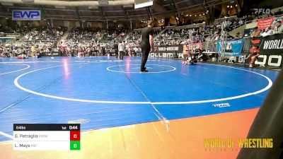 64 lbs Quarterfinal - Gavin Petraglia, Steel Valley Renegades vs Lennux Mays, PSF Wrestling