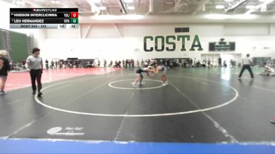 120 lbs Cons. Round 4 - Leo Hernandez, Villa Park vs Hudson Interclichhia, Yorba Linda