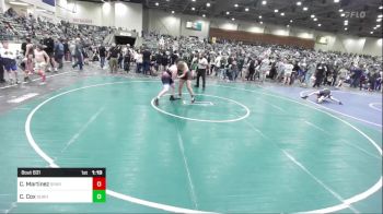 191 lbs Rr Rnd 2 - Camila Martinez, Sparks Wrestling vs Chloe Cox, Durham Elite