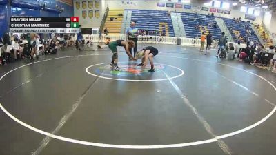 120 lbs Champ Round 1 (16 Team) - Brayden Miller, Inner Champ WC vs Christian Martinez, Cypress Creek