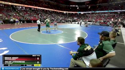 D1-285 lbs Champ. Round 1 - Oscar Latendresse, D.C. Everest vs Brock Arndt, Appleton North