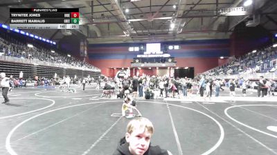 46 lbs 3rd Place - Trynitee Jones, Independent vs Barrett Mamalis, Green River Grapplers