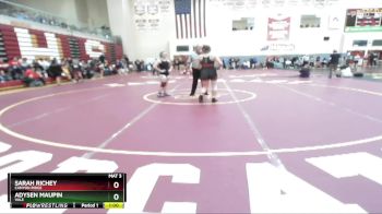 152 lbs Cons. Round 6 - Sarah Richey, Canyon Ridge vs Adysen Maupin, Vale