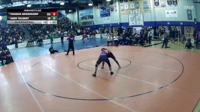 132 lbs Quarterfinal - Amir Tolbert, Cimarron Memorial vs Vaughn Geisendorf, Coronado