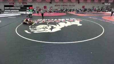 197 lbs Cons. Round 4 - Steven Andreone, Olivet vs Henry Christensen, Coe