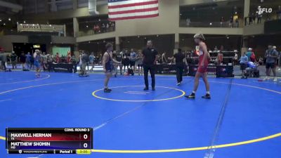 150 lbs Cons. Round 3 - Maxwell Herman, TX vs Matthew Shomin, MO