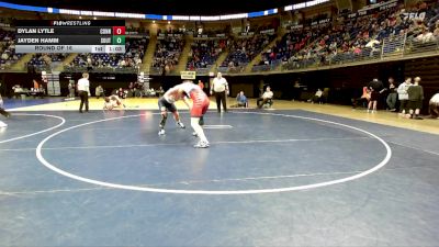 195 lbs Round Of 16 - Dylan Lytle, Connellsville vs Jayden Hamm, South Williamsport