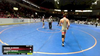 113 lbs Champ. Round 2 - Dominic Alvarado, Williams Field vs Dionicio DePaolo, Casteel