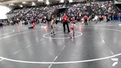 76 lbs Quarterfinal - Zander Hellbusch, Hawks Wrestling Club vs Thad Sleicher, Broken Bow Wrestling Club