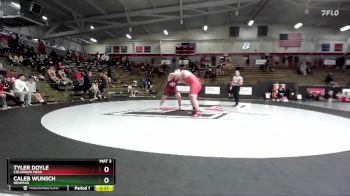 285 lbs Cons. Round 6 - Caleb Wunsch, Newman vs Tyler Doyle, Colorado Mesa