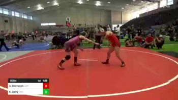 123 lbs Semifinal - Ariah Barragan, Imperial WC vs Kaidance Gerg, Toros WC