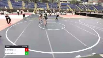 126 lbs 2nd Place - Breck Williams, BlackCat WC vs Matthew Mitchell, Pioneer Grappling