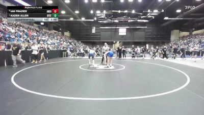 144 lbs Quarterfinal - Kaden Allen, Overland Park - St. Thomas Aquinas HS vs Ian Frazier, Andover