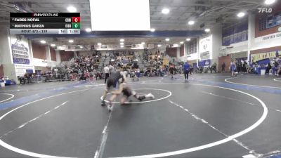 138 lbs Quarterfinal - Mathius Garza, Eisenhower vs Fares Nofal, Corona Del Mar