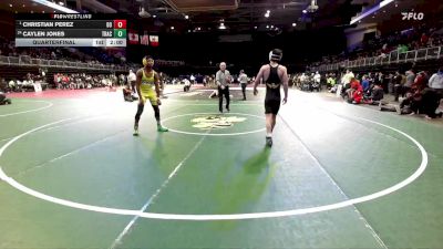 120 lbs Quarterfinal - Christian Perez, Del Oro vs Caylen Jones, Tracy