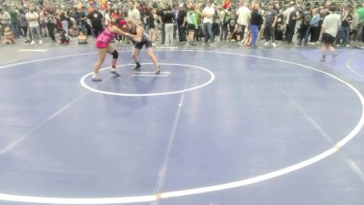 136 lbs Quarterfinal - Nevaeh Salazar, Team Viper vs Annabelle Harmon, Caldwell WC