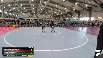 52 lbs Cons. Round 3 - Giuseppe Argento, Katy Area Wrestling Club vs Fiona VanHuss, NTX Wrestling