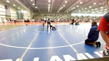 52 lbs Rr Rnd 1 - Adriel Robinson, Mat Warriors Stars vs Tyson Yu, Team Germantown