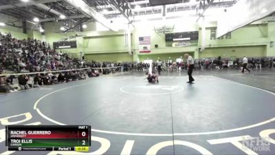 140 lbs Cons. Round 3 - Troi Ellis, CARSON vs Rachel Guerrero, University