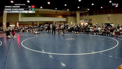 126 lbs Round 4 (6 Team) - Manuel Flores-Bueno, Skull & Crossbones vs Thomas Lobliner, Raider WC