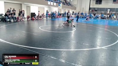 88 lbs Semis (4 Team) - Cru Booker, BHVPP vs Trevor Knettel, Holdingford