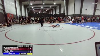 125 lbs 1st Place Match - Aleeciya Meredith, FordDynastyWrestlingClub vs Felicia Bell, Washington