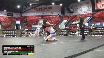 145 lbs Cons. Round 4 - Sebastian Martinez, NBWC vs Lester Martinez, Eagle Empire