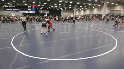 235 lbs Quarters - Jayden Moehle, MO West Championship Wrestling Club vs Ava Potter, BTWC