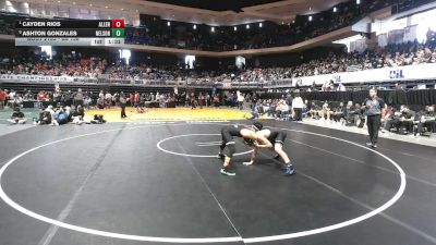 6A 138 lbs Quarterfinal - Cayden Rios, Allen vs Ashton Gonzales, Northwest Nelson