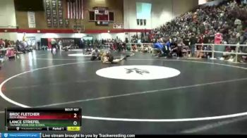 120 lbs Quarterfinal - Lance Striefel, Thunder Basin High School vs Broc Fletcher, Rock Springs