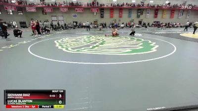 165 lbs Prelim - Lucas Blanton, Illinois Wesleyan vs Giovanni Diaz, North Central