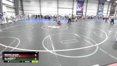 72 lbs Rd# 9- 2:15pm Saturday Final Pool - Eli Barrett, Terps XPress vs Brooks Gilson, NCWAY National Team