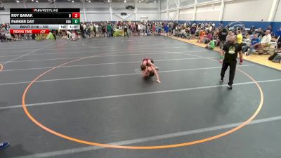 120 lbs Champ. Round 2 - Roy Barak, Unattached vs Parker Day, Unattached