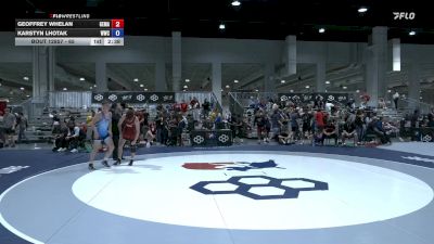 65 lbs Cons. Round 4 - Geoffrey Whelan, George Mason vs Karstyn Lhotak, Wolves Wrestling Club