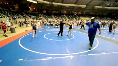 100 lbs Semifinal - Laura Roe, Bearcat Takedown Club vs Addisyn Bunch, Claremore Wrestling Club