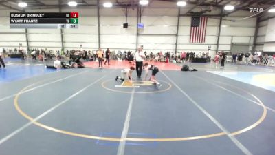 90 lbs Consi Of 16 #1 - Boston Brindley, UT vs Wyatt Frantz, VA