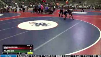 150 lbs Champ. Round 2 - Keianna Newsom, Bryant vs Kyla Gatlin, Little Rock Central