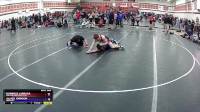 157 lbs Quarterfinal - Dominick Larraga, Shelton Wrestling Club vs Oliver Johnson, Nebraska