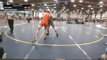 170 lbs Rr Rnd 2 - Nic Coste, CCWC Blue vs Abram Davidson, Patton Trained Red