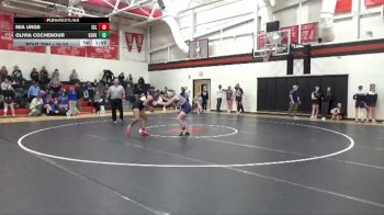 JV-20 lbs Round 3 - Mia Ungs, Iowa City Liberty vs Olivia Cochenour, Keokuk