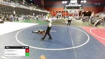 74 lbs Consi Of 4 - Jake Swanson, Western Nebraska Elite vs Milo Jaxson McPherson, Athlos Wrestling