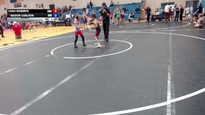 63 lbs Champ. Round 2 - Mason Carlson, Shootbox Rigby vs Cash Roberts, Idaho Gold Wrestling Club
