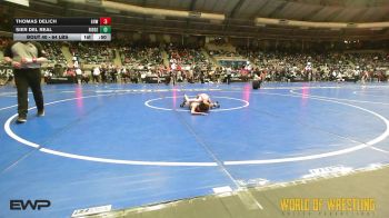 64 lbs Round Of 32 - Thomas Delich, Greater Heights Wrestling vs Sier Del Real, Ridge Wrestling Club