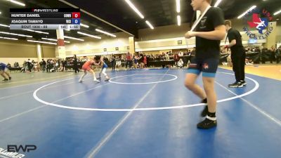 88 lbs Rr Rnd 1 - Hunter Daniel, Cowboy/Cowgirl Wrestling Club vs Joaquin Tamayo, Vici Wrestling Club