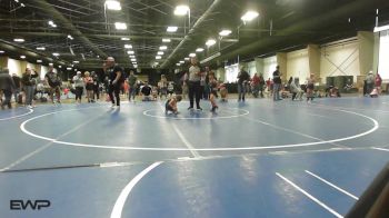 46-50 lbs Rr Rnd 4 - Kyler Aaron, Madill Takedown vs Eduardo Gutierrez, All American Wrestling