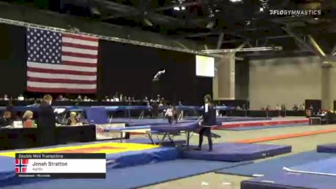 Jonah Stratton - Double Mini Trampoline, Agility - 2021 USA Gymnastics Championships
