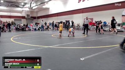 58-61 lbs Quarterfinal - Rayner Ebach, Avon WC vs Anthony Talley, Jr., CIA WA