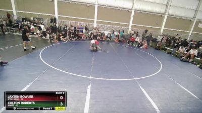 106 lbs Quarters & Wb (16 Team) - Jaxten Bowler, Utah Gold vs Colton Roberts, INWTC