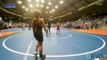 52 lbs Semifinal - Hayden Gregory, Tulsa Blue T Panthers vs Kadrian Chuculate, Coweta Tiger Wrestling